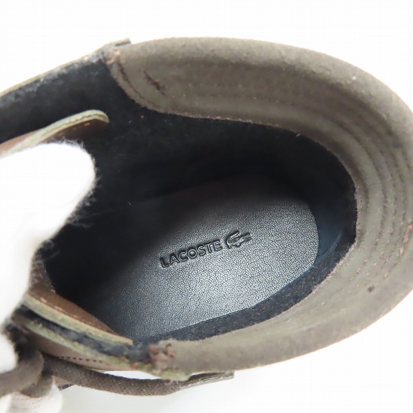 実際に弊社で買取させて頂いたLACOSTE/ラコステ MONTBARD CHUKKA レザー チャッカブーツ  UK8の画像 4枚目