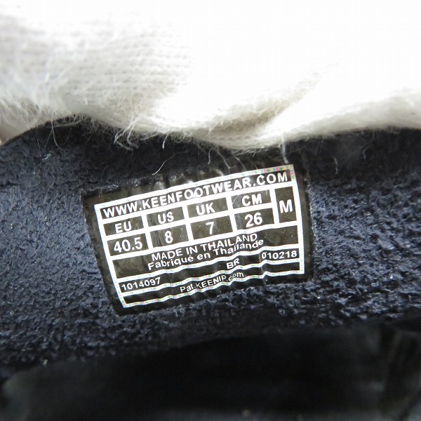 実際に弊社で買取させて頂いたKEEN/キーン UNEEK/ユニーク サンダル ブラック 1014097/26の画像 6枚目