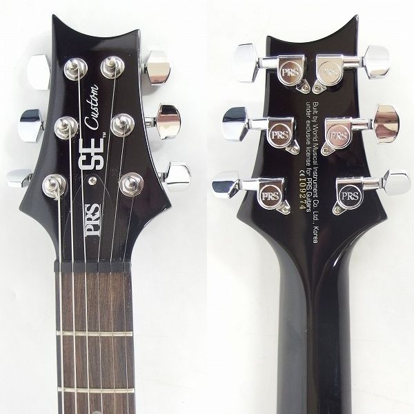 実際に弊社で買取させて頂いた★PRS/Paul Reed Smith/ポールリードスミス SE Custom 22 ドットインレイ ギグケース付の画像 2枚目