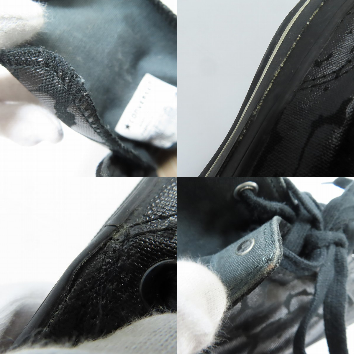 実際に弊社で買取させて頂いたGIVENCHY × CONVERSE ADDICT/ジバンシィ × コンバース LEOPARD CHUCK TAYLOR ハイカットスニーカー/27の画像 7枚目