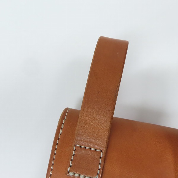 実際に弊社で買取させて頂いたTHE FLAT HEAD/フラットヘッド レザー メディスンバッグ/ベルトポーチの画像 5枚目