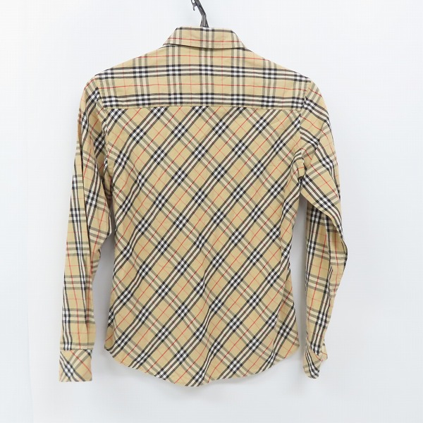 実際に弊社で買取させて頂いたBURBERRY/バーバリー 長袖 チェックシャツ/Sの画像 1枚目