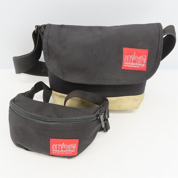 実際に弊社で買取させて頂いたmanhattan portage/マンハッタンポーテージ ボディバッグ/ショルダー 2点セット