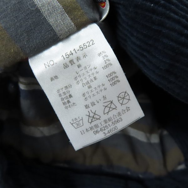 実際に弊社で買取させて頂いたDickies/ディッキーズ 襟ボア コーデュロイ パデットジャケット 1541-5522/Lの画像 3枚目