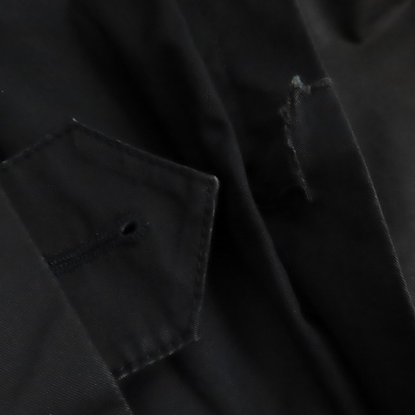 実際に弊社で買取させて頂いたBURBERRY BRIT/バーバリーブリット 裏地チェック柄 コート/XLの画像 6枚目