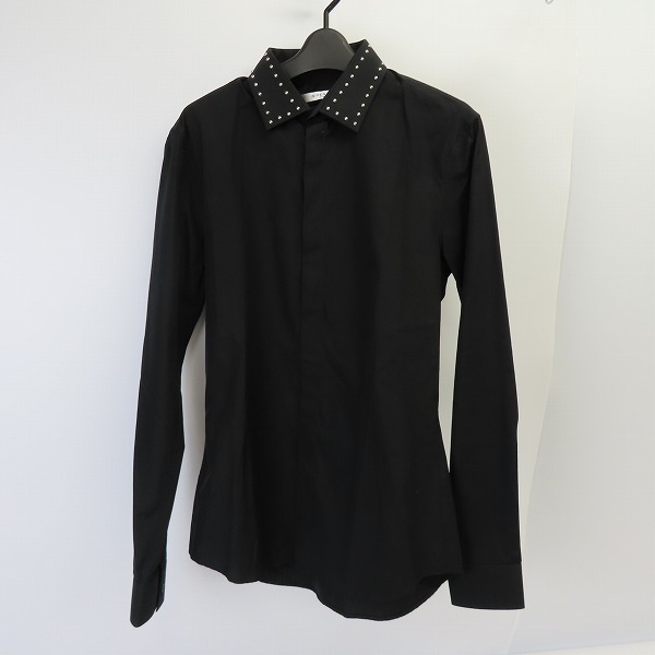 実際に弊社で買取させて頂いた【JPタグ】GIVENCHY/ジバンシー 15AW スタッズ付きスリムフィットドレスシャツ 15F 6200 300/40