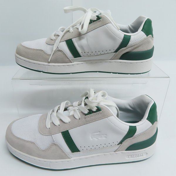 実際に弊社で買取させて頂いたLACOSTE/ラコステ T-CLIP 120 3/Tクリップ スニーカー UK7.5の画像 3枚目