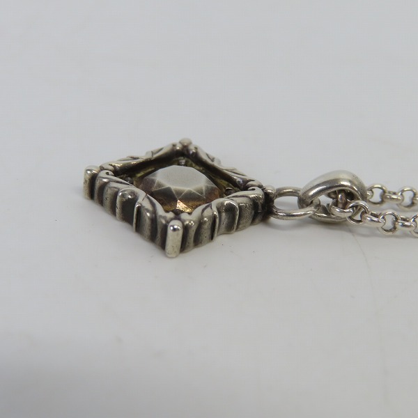 実際に弊社で買取させて頂いたGARNI/ガルニ スクエア型 シルバーネックレスの画像 3枚目