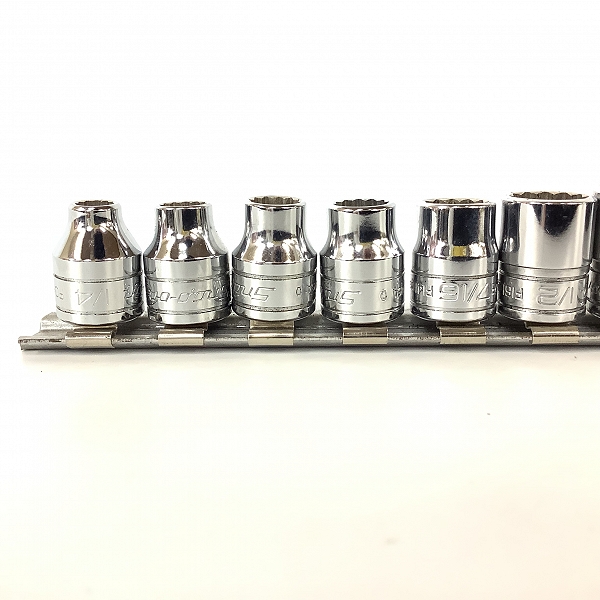 実際に弊社で買取させて頂いたSnap-on/スナップオン ショートソケット F081-F281/12点セットの画像 5枚目