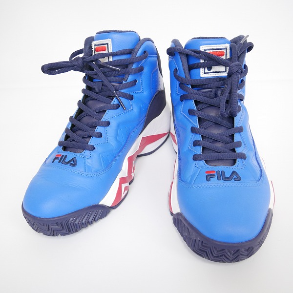 実際に弊社で買取させて頂いたFILA/フィラ Jamal Mashburn Directoire ジャーマルマッシュバーン ハイカット スニーカー 1BM00523-426/27.5