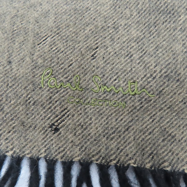 実際に弊社で買取させて頂いたPaul Smith/ポールスミス マフラー カシミア100% の画像 1枚目