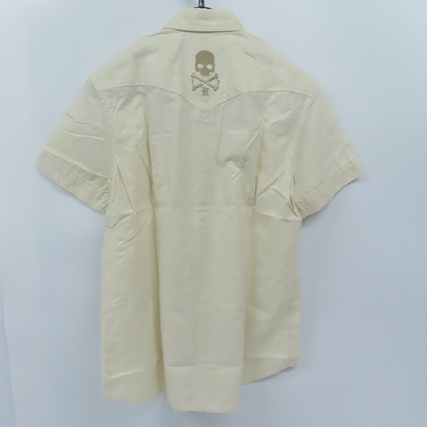 実際に弊社で買取させて頂いたHYDROGEN/ハイドロゲン リネン 半袖 シャツ/Mの画像 1枚目