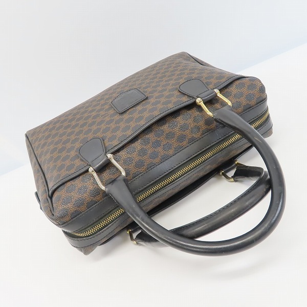 実際に弊社で買取させて頂いたCELINE/セリーヌ マカダム柄 ヴィンテージ ハンドバッグの画像 3枚目