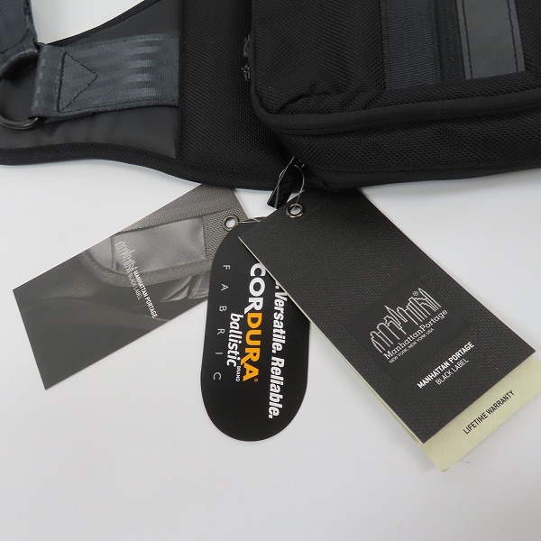 実際に弊社で買取させて頂いた【未使用】Manhattan Portage BLACK LABEL/マンハッタンポーテージ ブラックレーベル ボディバッグ 1921-BL-BB の画像 5枚目