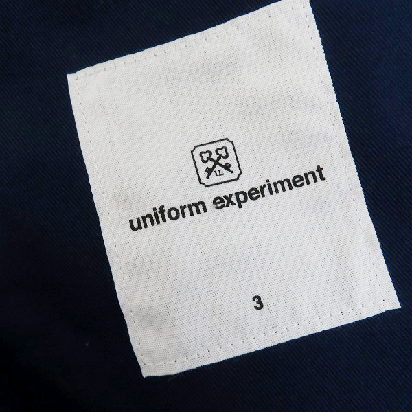 実際に弊社で買取させて頂いたuniform experiment/ユニフォームエクスペリメント 18/19AW スタジャン UE-189011/3の画像 2枚目