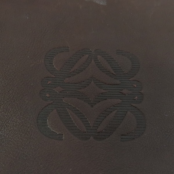 実際に弊社で買取させて頂いたLOEWE/ロエベ アナグラム ヴィンテージ ショルダーバッグの画像 5枚目