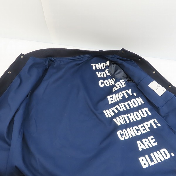 実際に弊社で買取させて頂いたuniform experiment/ユニフォームエクスペリメント 18/19AW スタジャン UE-189011/3の画像 6枚目