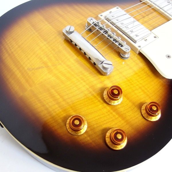 実際に弊社で買取させて頂いた★Epiphone/エピフォン Les Paul Standard/レスポールスタンダード サンバースト ギグケース付の画像 6枚目