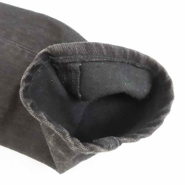 実際に弊社で買取させて頂いたDIET BUTCHER SLIM SKIN/ダイエットブッチャースリムスキン ベルト装飾 ブラックスキニーデニム/2の画像 9枚目