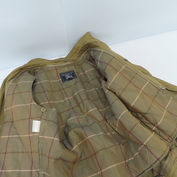 実際に弊社で買取させて頂いたBURBERRYS/バーバリーズ ライナー付き ブルゾンジャケット Mの画像 4枚目