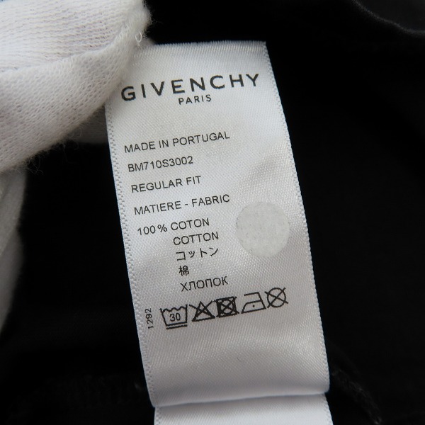 実際に弊社で買取させて頂いた【JPタグ】GIVENCHY/ジバンシィ PRINTED T-SHIRT 21SS BM710S3002/Mの画像 4枚目