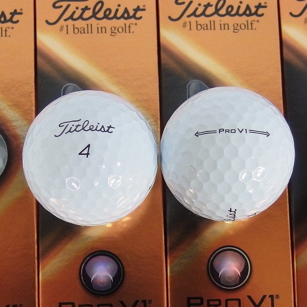 実際に弊社で買取させて頂いた【未使用】Titleist/タイトリスト PRO V1 2021年モデル ゴルフボール 2ダースの画像 1枚目