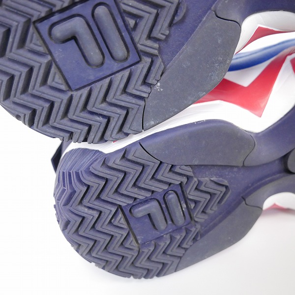 実際に弊社で買取させて頂いたFILA/フィラ Jamal Mashburn Directoire ジャーマルマッシュバーン ハイカット スニーカー 1BM00523-426/27.5の画像 8枚目