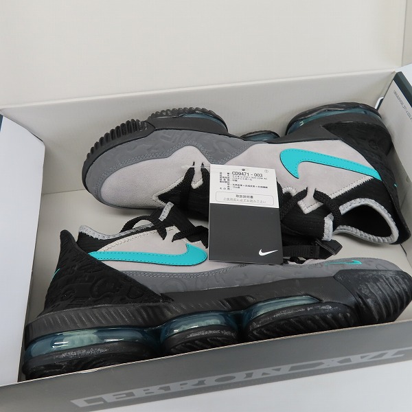 実際に弊社で買取させて頂いたNIKE/ナイキ LEBRON 16 LOW AC ATMOS レブロン16 CD9471-003/28.0の画像 8枚目
