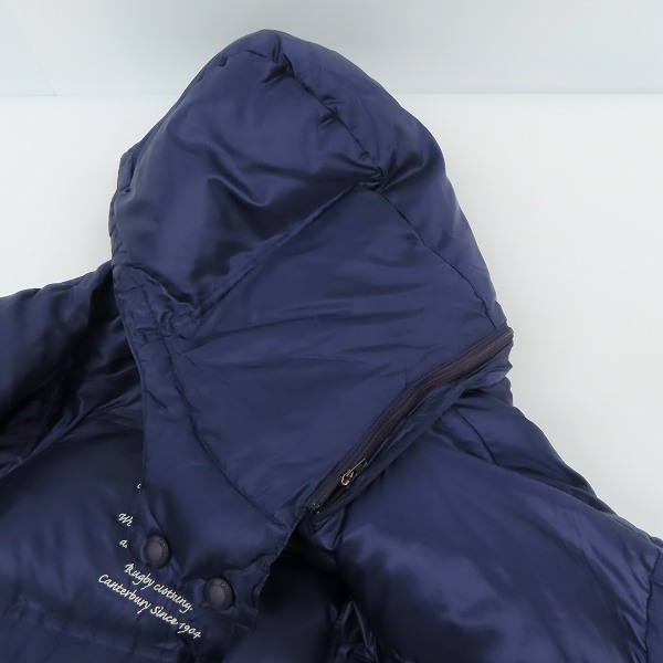実際に弊社で買取させて頂いたCANTERBURY/カンタベリー ダウンジャケット RA70638 /XLの画像 6枚目