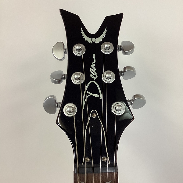 実際に弊社で買取させて頂いた★DEAN/ディーン Icon Flame Top Charcoal Burst エレキギター ハードケース付の画像 2枚目