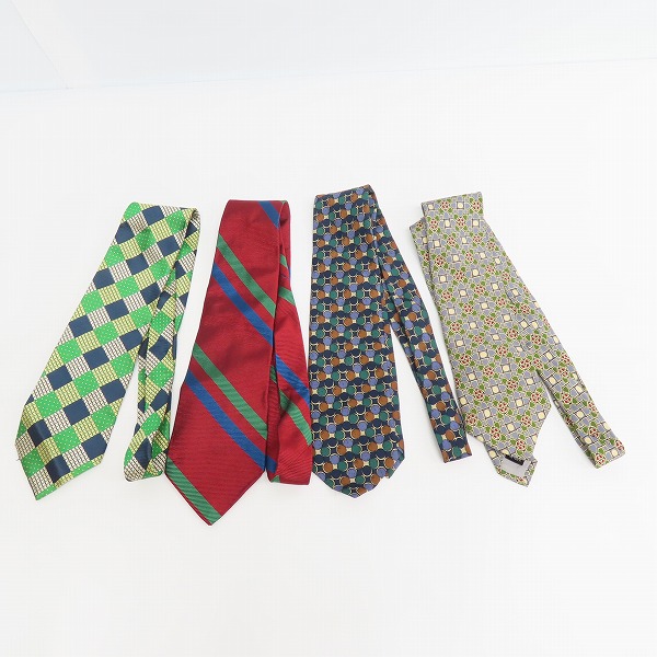 実際に弊社で買取させて頂いた【おまとめ4点】Christian Dior/クリスチャンディオール Paul Stuart/ポールスチュアート 等 総柄 ネクタイの画像 1枚目