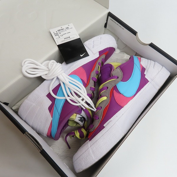実際に弊社で買取させて頂いたKAWS×SACAI×NIKE/カウズ×サカイ×ナイキ BLAZER LOW/ブレーザー ロー DM7901-500/29の画像 7枚目