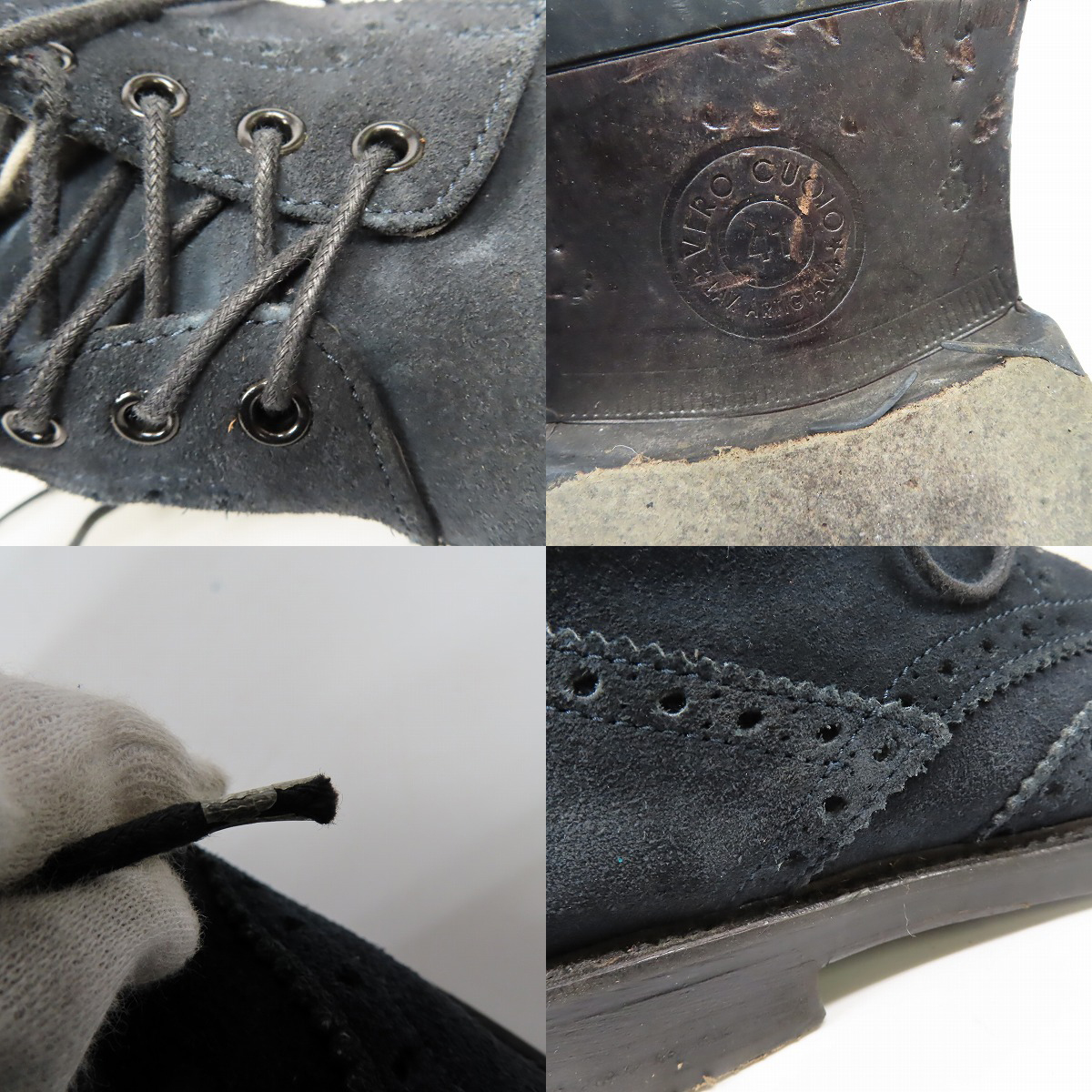 実際に弊社で買取させて頂いたBEAUTY&YOUTH/ビューティー&ユース ユナイテッドアローズ スエード レースアップブーツ/41の画像 7枚目