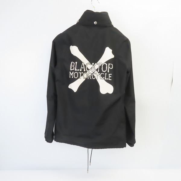 実際に弊社で買取させて頂いたBLACKTOP MOTORCYCLE×GORE-TEX/ブラックトップモーターサイクル×ゴアテックス プリント コーチジャケット BT07FW-WB01/Mの画像 1枚目