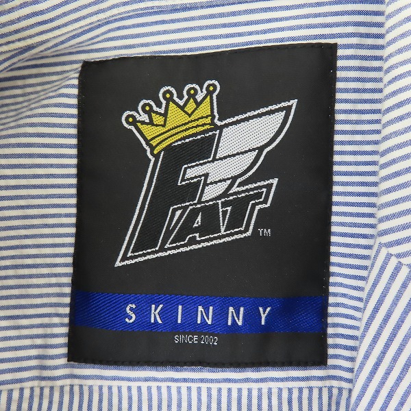 実際に弊社で買取させて頂いたFAT/エフエーティー CLUBMAN 3Bストライプジャケット/SKINNYの画像 2枚目