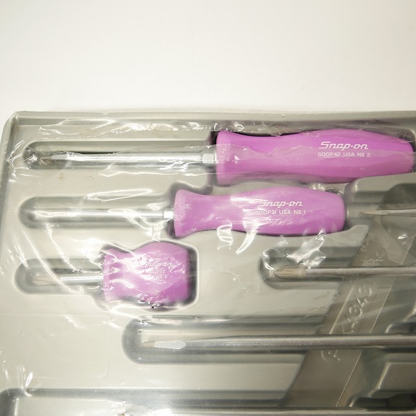 実際に弊社で買取させて頂いたSnap-on/スナップオン コンビネーション スクリュードライバー セット SDDX80VXX/8Pieceの画像 1枚目
