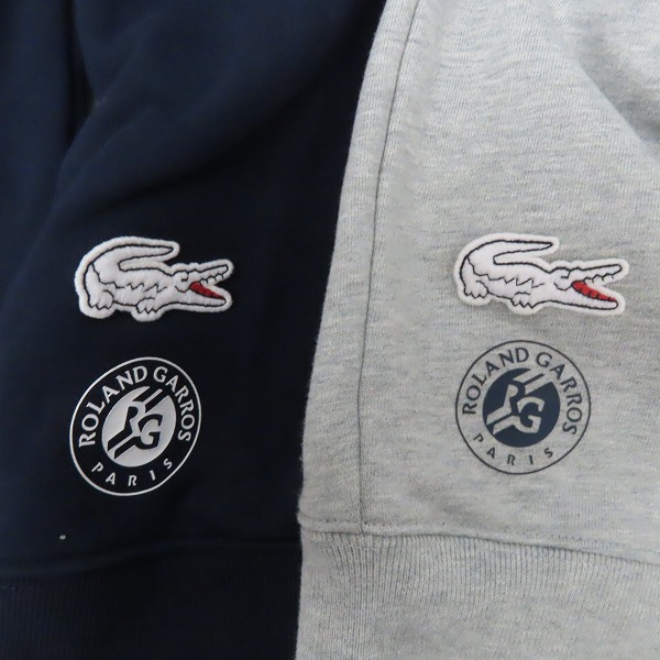 実際に弊社で買取させて頂いたLACOSTE/ラコステ ROLAND GARROS フロントロゴ スウェット/XS 2点セットの画像 5枚目