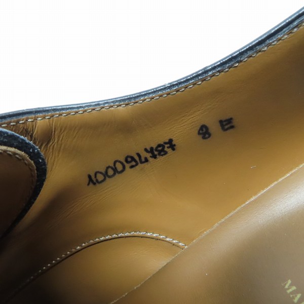 実際に弊社で買取させて頂いたBrooks Brothers/ブルックスブラザーズ GF DBL MONK ダブルモンクストラップシューズ 100094787/8Eの画像 5枚目