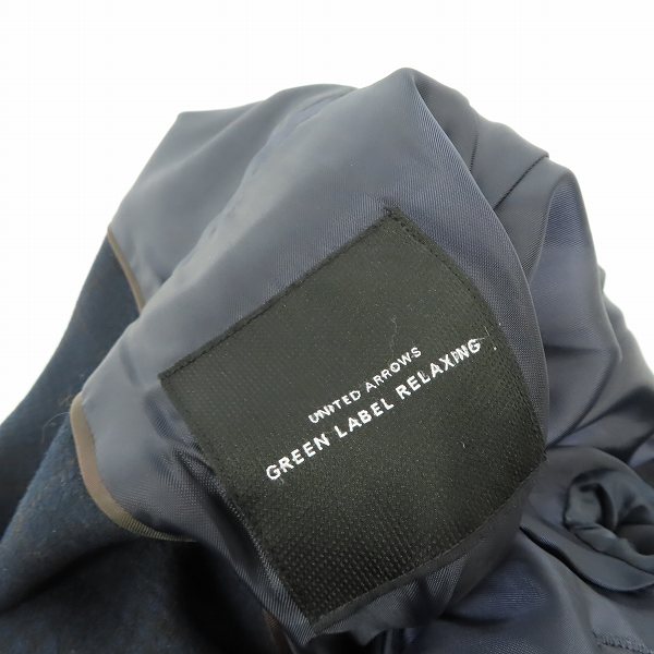 実際に弊社で買取させて頂いたUNITED ARROWS green label relaxing/ユナイテッドアローズ メリノウール チェスターコート 3225-139-2892/Sの画像 2枚目