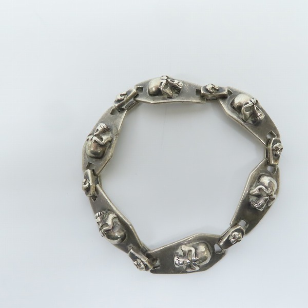 実際に弊社で買取させて頂いたTHIRTEEN DESIGNS/サーティーンデザインズ マッドスカル コフィン ブレスレットの画像 2枚目