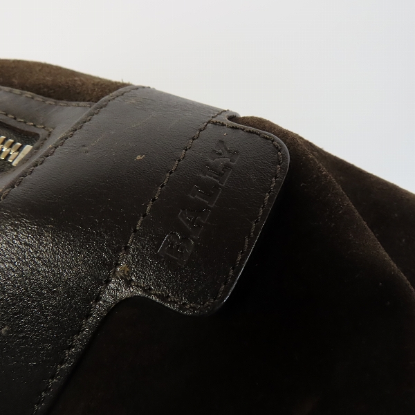 実際に弊社で買取させて頂いたBALLY/バリー スウェード/ヌバック ミニボストンバッグ/ハンドバッグの画像 2枚目