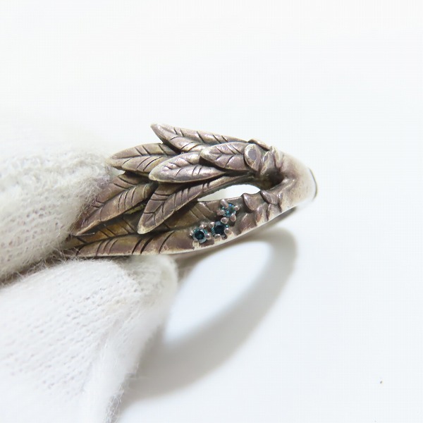 実際に弊社で買取させて頂いたBloody Mary/ブラッディマリー ビビット リング - 雛鳥 ｗ/ブルーダイヤモンド 12.5号の画像 7枚目