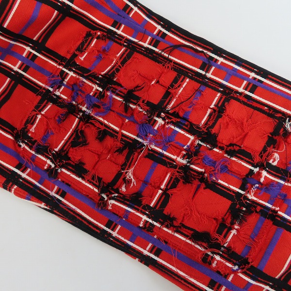 実際に弊社で買取させて頂いたDIET BUTCHER SLIM SKIN/ダイエットブッチャースリムスキン チェック クラストパンツ/Mの画像 6枚目