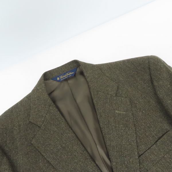 実際に弊社で買取させて頂いたBROOKS BROTHERS/ブルックスブラザーズ 2B テーラードジャケット 19-16-9863/37SHTの画像 5枚目