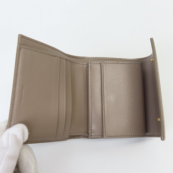 実際に弊社で買取させて頂いたCELINE/セリーヌ フォールデッド コンパクトウォレット 10B573BELの画像 3枚目
