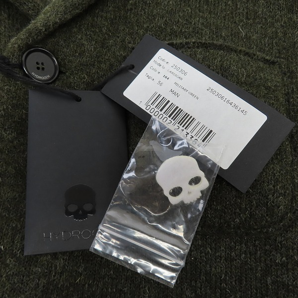 実際に弊社で買取させて頂いた【未使用/JPタグ】HYDROGEN/ハイドロゲン ウール混 ジャケット 250306/56の画像 8枚目