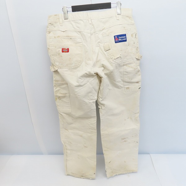 実際に弊社で買取させて頂いたSherwin-Williams×Dickies/シャーウィン ウィリアムズ×ディッキーズ ダメージ ペイント加工 パンツ/38の画像 1枚目