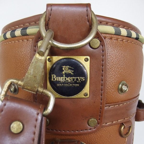 実際に弊社で買取させて頂いたBurberrys/バーバリー ゴルフ 3分割キャディバック ブラウンの画像 3枚目