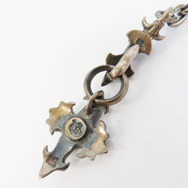 実際に弊社で買取させて頂いたLSD/Loud Style Design/ラウドスタイルデザイン 2スカル ウォレットチェーンの画像 2枚目