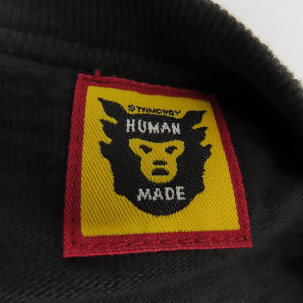 実際に弊社で買取させて頂いたHUMAN MADE×KAWS/ヒューマンメイド×カウズ 21SS ハート Tシャツ/カットソー XX22TE008/Mの画像 2枚目